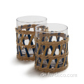 Buntes Papier Rattan Wickelglas Rattan/Weidenpapierglas